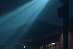 《三月的约定》初春街角剧照，梧桐与长椅